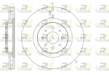 Гальмівний диск ROADHOUSE 61391.10
