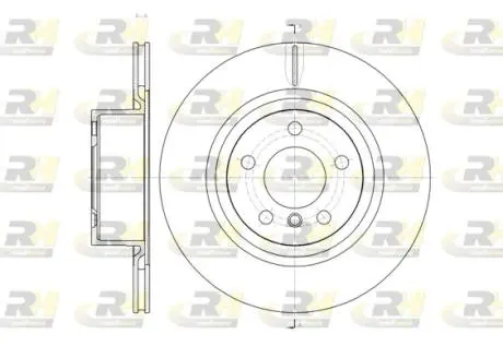 Тормозной диск ROADHOUSE 61455.10