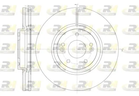 Тормозной диск ROADHOUSE 61462.10