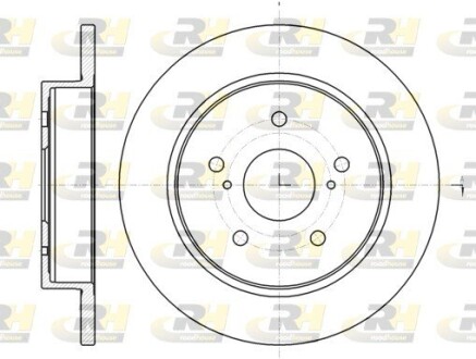 Гальмівний диск ROADHOUSE 61480.00