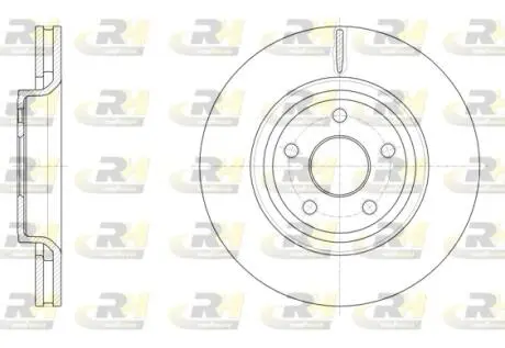 Тормозной диск ROADHOUSE 61512.10