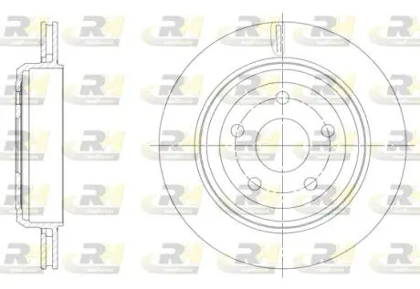 Тормозной диск ROADHOUSE 61513.10