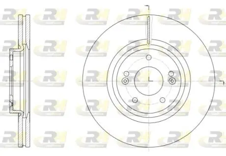 Тормозной диск ROADHOUSE 61514.10