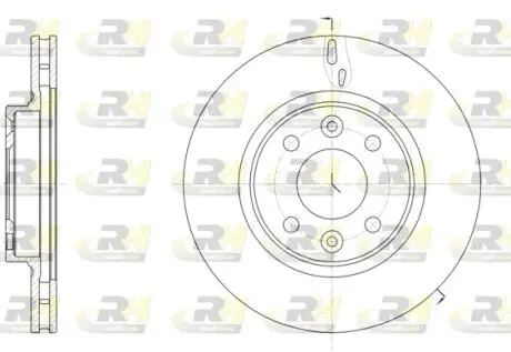 Тормозной диск ROADHOUSE 61535.10