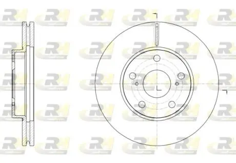 Тормозной диск ROADHOUSE 61539.10