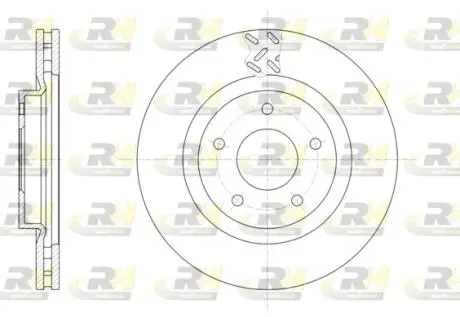 Тормозной диск ROADHOUSE 61553.10