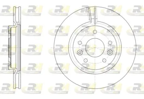 Тормозной диск ROADHOUSE 61581.10