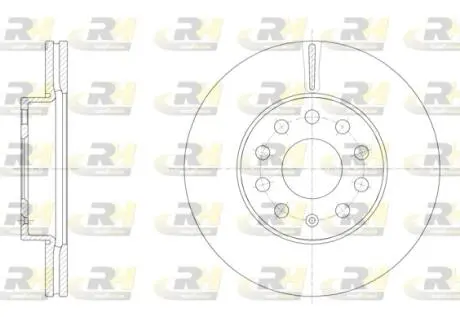 Тормозной диск ROADHOUSE 61586.10