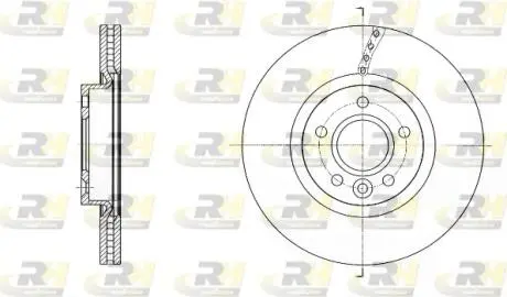 Тормозной диск ROADHOUSE 61589.10