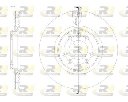 Тормозной диск ROADHOUSE 61776.10