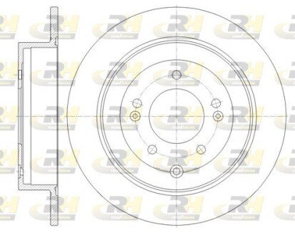 Тормозной диск ROADHOUSE 61779.00