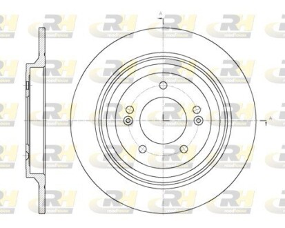 Тормозной диск ROADHOUSE 61780.00