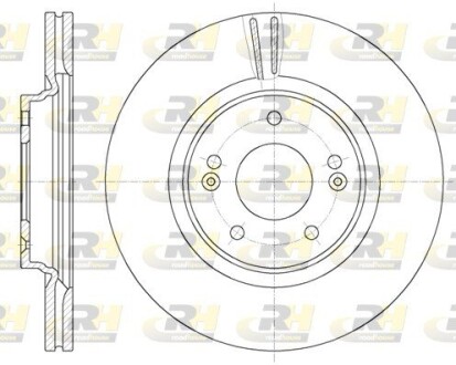 Тормозной диск ROADHOUSE 61781.10