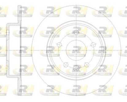Тормозной диск ROADHOUSE 61792.00