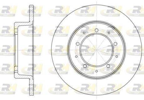 Гальмівний диск ROADHOUSE 633300