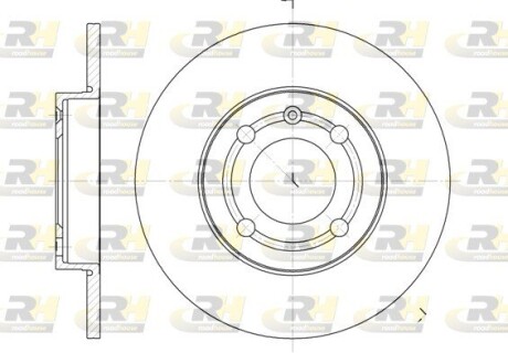 Тормозной диск ROADHOUSE 641800