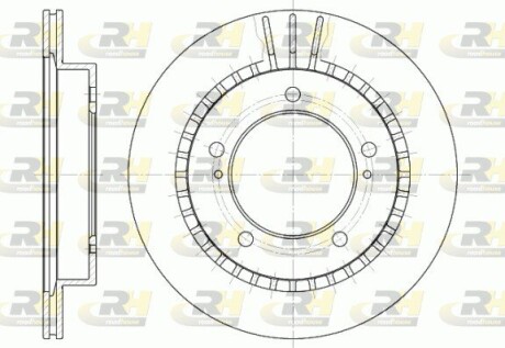 Тормозной диск ROADHOUSE 649210