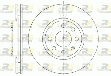 Тормозной диск ROADHOUSE 6611.10