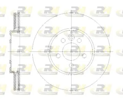 Тормозной диск ROADHOUSE 6614.10