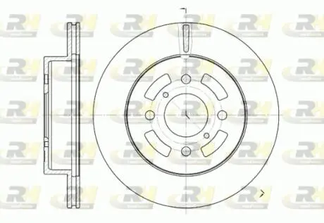 Тормозной диск ROADHOUSE 664210