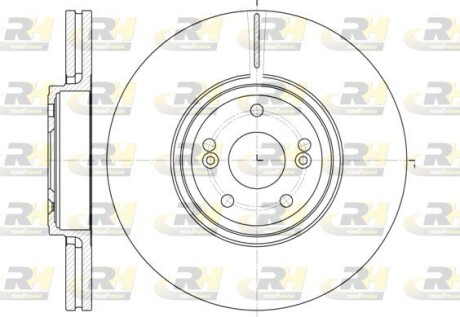 Гальмівний диск ROADHOUSE 669510