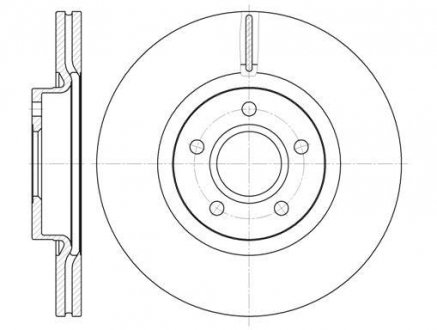 Тормозной диск ROADHOUSE 6711.10 (фото 1)