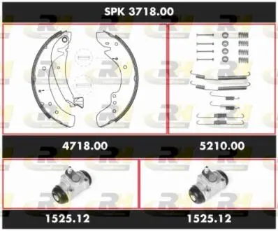 Комплект гальм, барабанний гальмівний механізм ROADHOUSE SPK371800