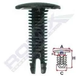 Пістон автомобільний ROMIX RX 10402