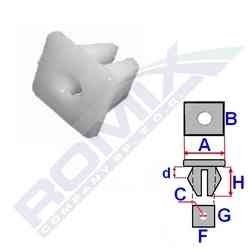 Пістон автомобільний ROMIX RX B17058 (фото 1)