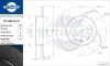 Диск тормозной с перфорацией и слотированием с графитовым покрытием ROTINGER RT1392-GLT5 (фото 1)