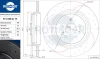 Диск тормозной с перфорацией и слотированием с графитовым покрытием ROTINGER RT1438-GLT5 (фото 1)