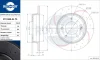Диск тормозной с перфорацией и слотированием с графитовым покрытием ROTINGER RT1940-GLT5 (фото 1)