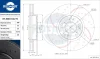 Диск тормозной с перфорацией и слотированием с графитовым покрытием ROTINGER RT20372-GLT5 (фото 1)