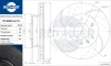 Диск тормозной с перфорацией и слотированием с графитовым покрытием ROTINGER RT20455-GLT5 (фото 1)