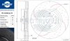 Диск тормозной с перфорацией и слотированием с графитовым покрытием ROTINGER RT21190-GLT5 (фото 1)