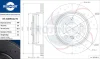 Диск тормозной с перфорацией и слотированием с графитовым покрытием ROTINGER RT21399-GLT5 (фото 1)