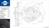 Диск тормозной с перфорацией и слотированием с графитовым покрытием ROTINGER RT21850-GLT5 (фото 1)