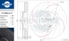 Диск тормозной с перфорацией и слотированием с графитовым покрытием ROTINGER RT22096-GLT5 (фото 1)