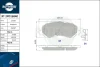 Колодки тормозные дисковые комплект ROTINGER RT2PD16840 (фото 1)