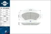 Колодки тормозные дисковые комплект ROTINGER RT2PD20020 (фото 1)