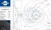 Диск тормозной с перфорацией и слотированием с графитовым покрытием ROTINGER RT4597-GLT5 (фото 1)