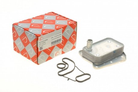 Радиатор масляный MB Sprinter/Vito OM611/646 (теплообменник) (с прокладкой)) 6111880301 ROTWEISS RW18002 (фото 1)