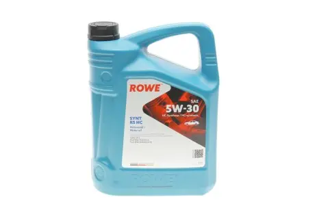 Олива 5W30 HIGHTEC SYNT RS HC (5L) (ILSAC GF-2/WSS-M2C912-A/WSS-M2C913-A/-B) Rowe 20024-0050-99