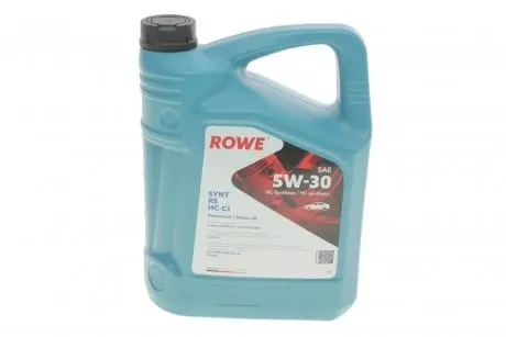 Олива 5W30 HIGHTEC SYNT RS HC-C1 (5L) (Jaguar Land Rover STJLR.03.5005/Ford WSS-M2C934-B/Mazda) Rowe 20109-0050-99