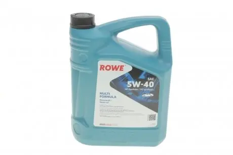 Олива 5W40 HIGHTEC MULTI FORMULA (5L) (MB 229.31/229.51/226.5/VW 505 00/505 01/BMW LL-04) Rowe 20138-0050-99