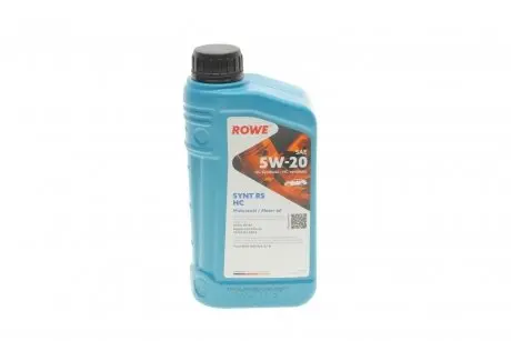 Олива 5W20 HIGHTEC SYNT RS HC (1L) (WSS-M2C925-A/-B/STJLR.03.5004) (ACEA A1/B1) Rowe 20186-0010-99