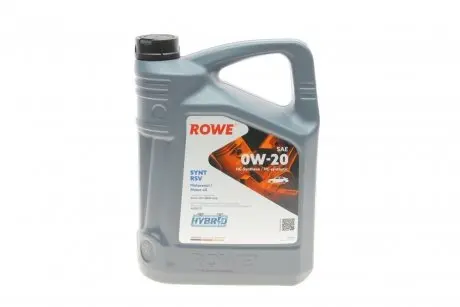 Олива 0W20 HIGHTEC SYNT RSV (5L) (Volvo VCC RBS0-2AE) (ACEA C5) Rowe 20260-0050-99