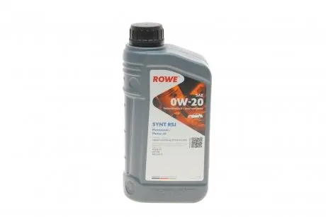 Олива 0W20 HIGHTEC SYNT RSJ (1L) (Jaguar/Land Rover-STJLR.51.5122/MB 229.71) (ACEA C5) (API SN) Rowe 20348-0010-99