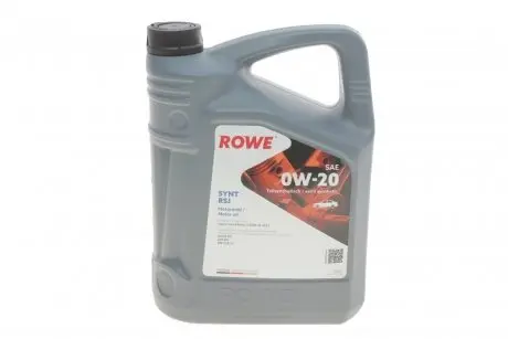 Олива 0W20 HIGHTEC SYNT RSJ (5L) (Jaguar/Land Rover-STJLR.51.5122/MB 229.71) (ACEA C5) (API SN) Rowe 20348-0050-99