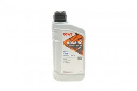Олива 80W90 HIGHTEC TOPGEAR (1L) (ZF TE-ML 02A/MB 235.1/API GL-4) (світло-коричневий) Rowe 25001-0010-99